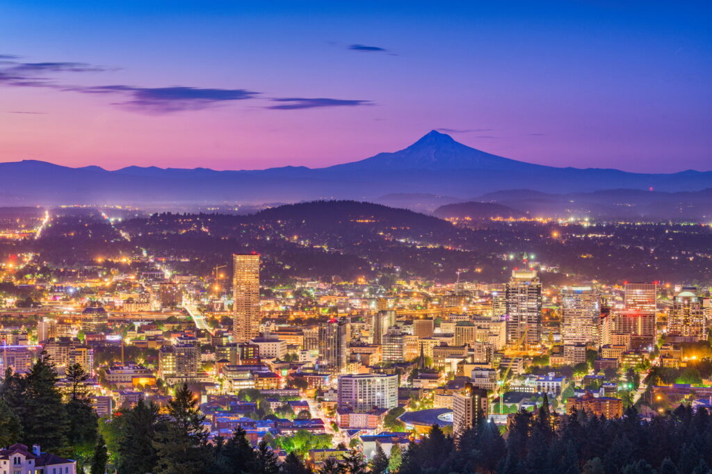 Portland, Oregon, USA Skyline