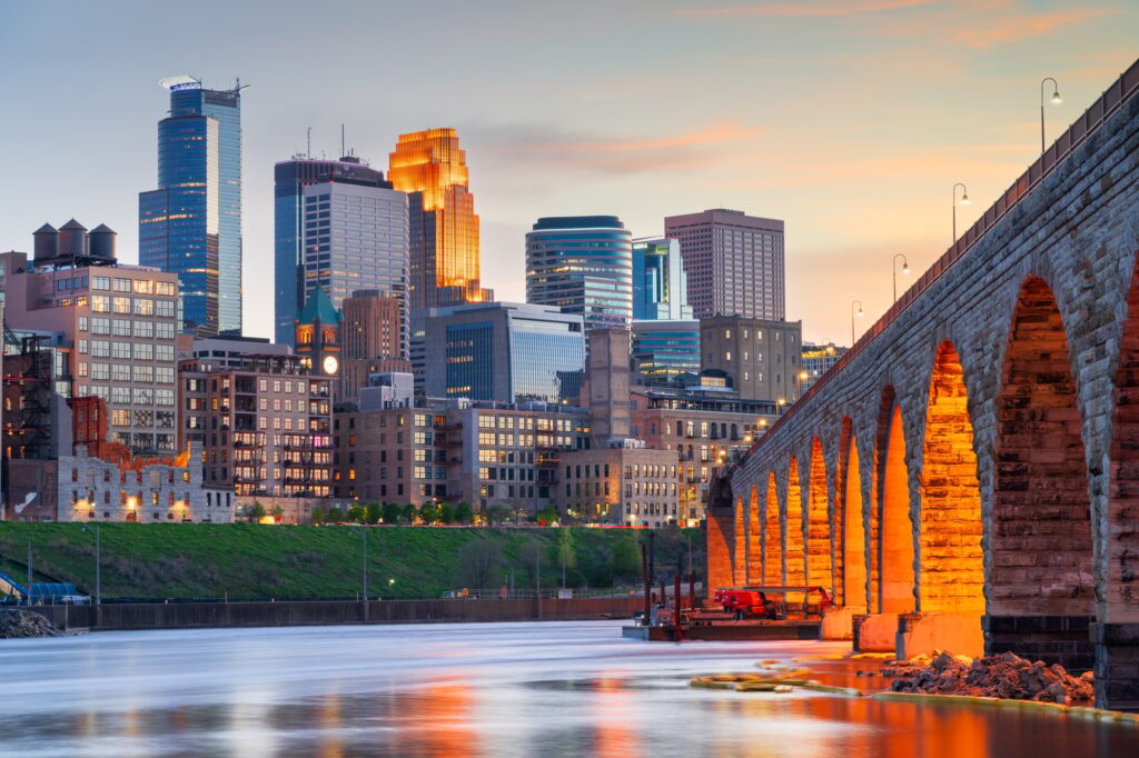 Minneapolis, Minnesota, USA Skyline